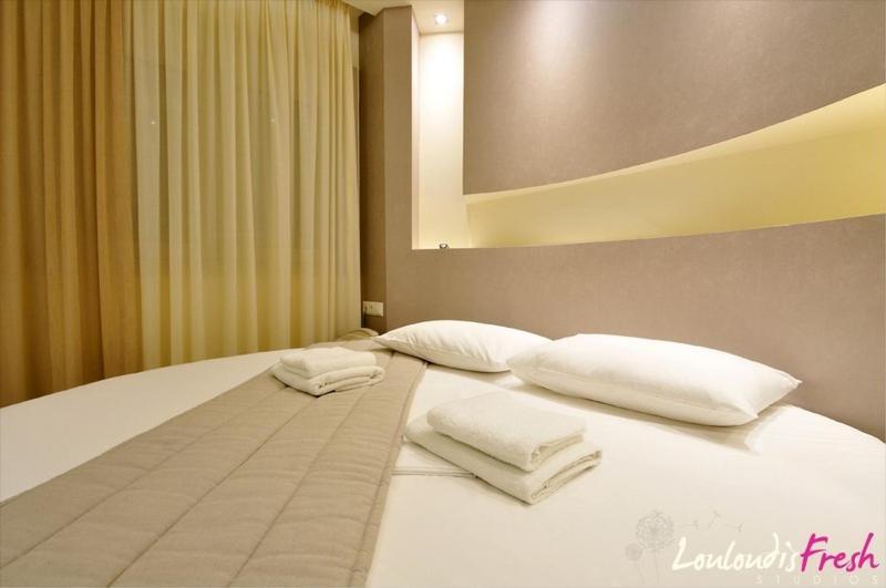 Skala Rachoni  Louloudis Fresh-Adults Onlyアパートホテル 部屋 写真